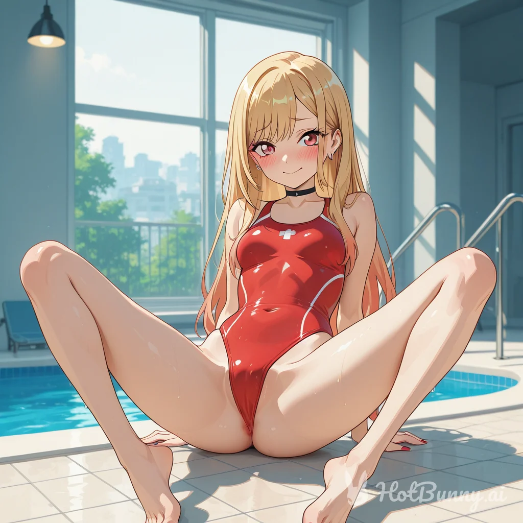 Swimsuit Blonde Ai Hentai