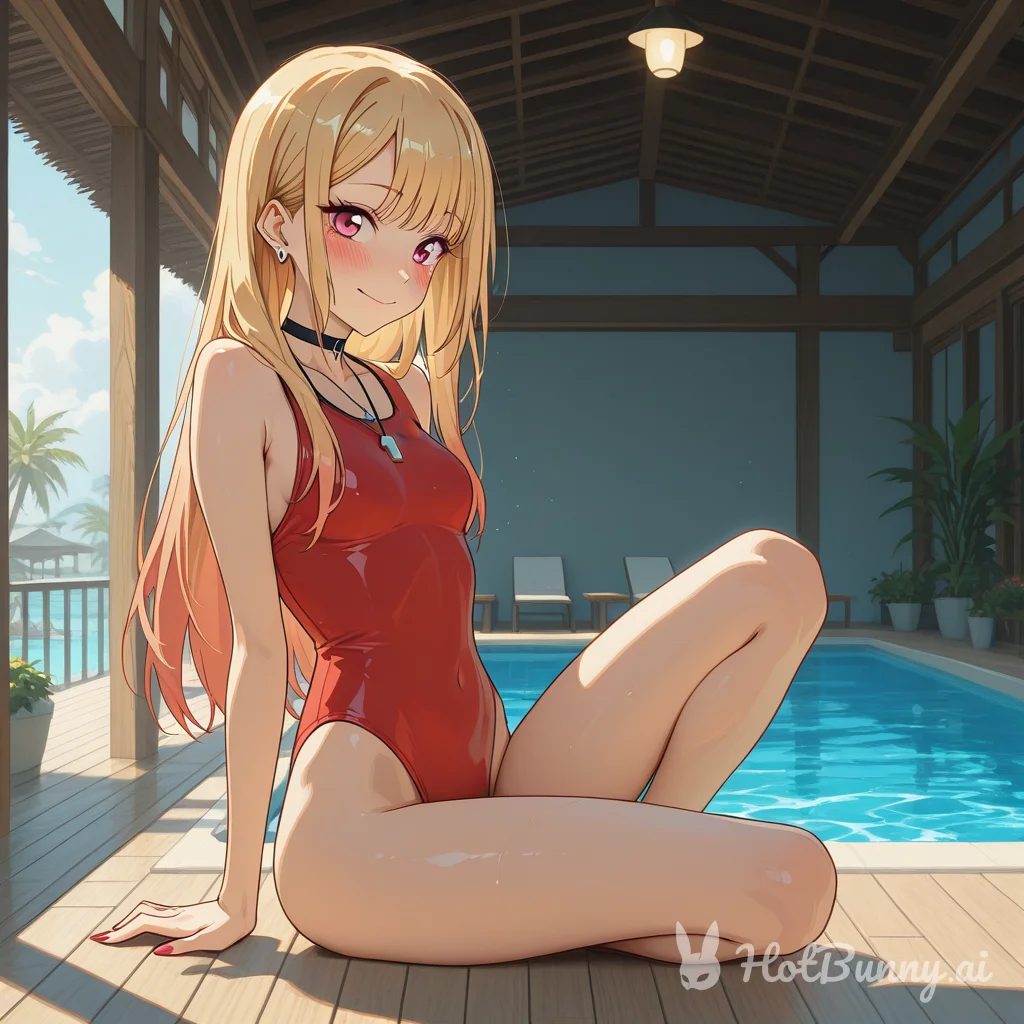 Swimsuit Blonde Ai Hentai