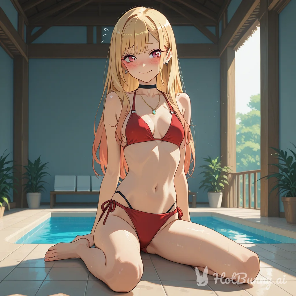 Swimsuit Blonde Ai Hentai