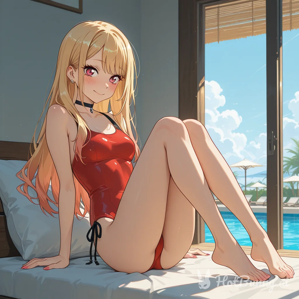 Swimsuit Blonde Ai Hentai