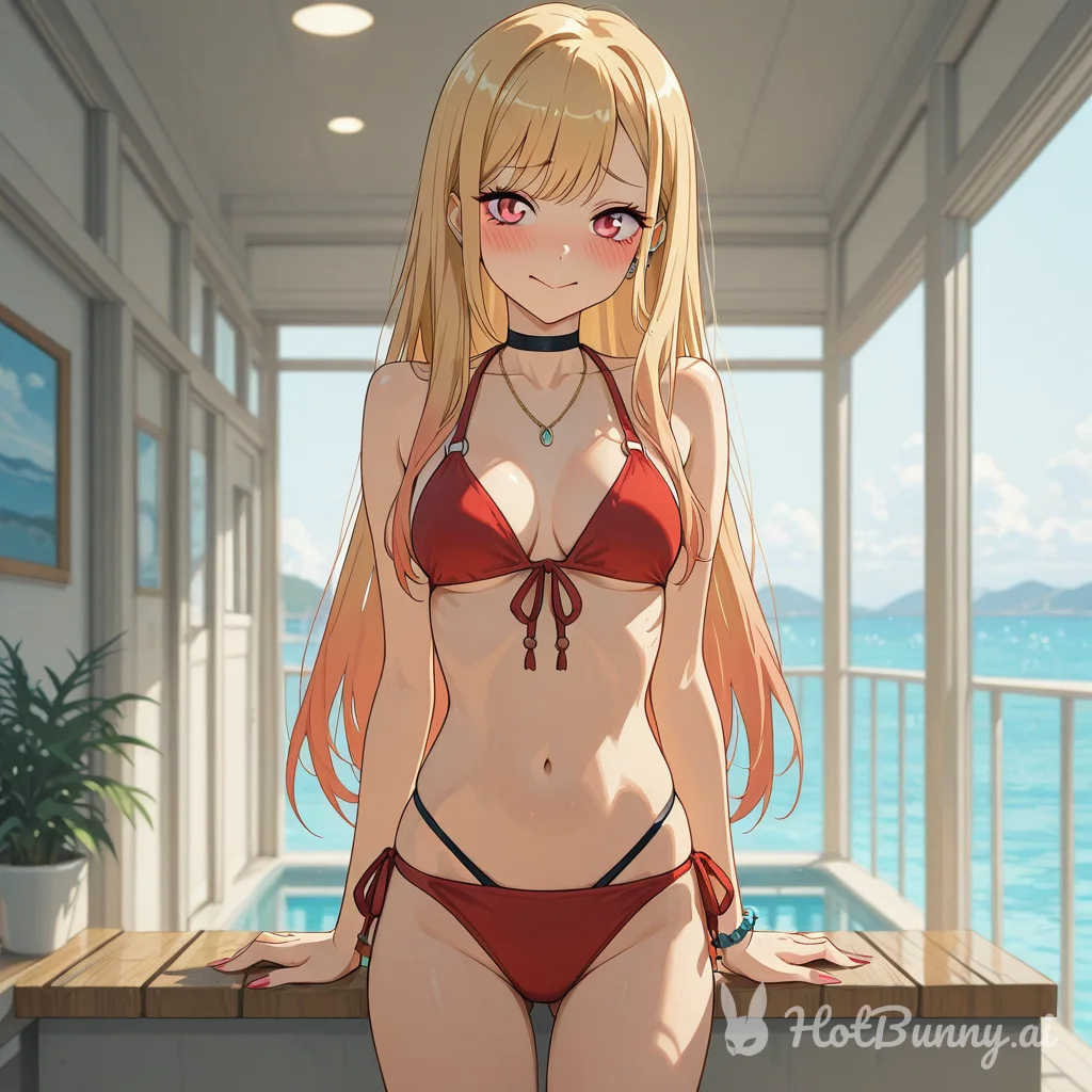 Swimsuit Blonde Ai Hentai