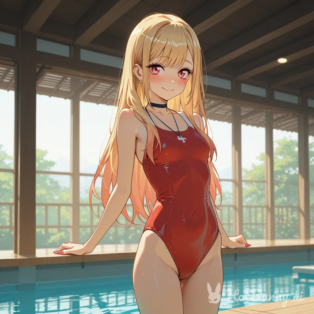 Swimsuit Blonde Ai Hentai