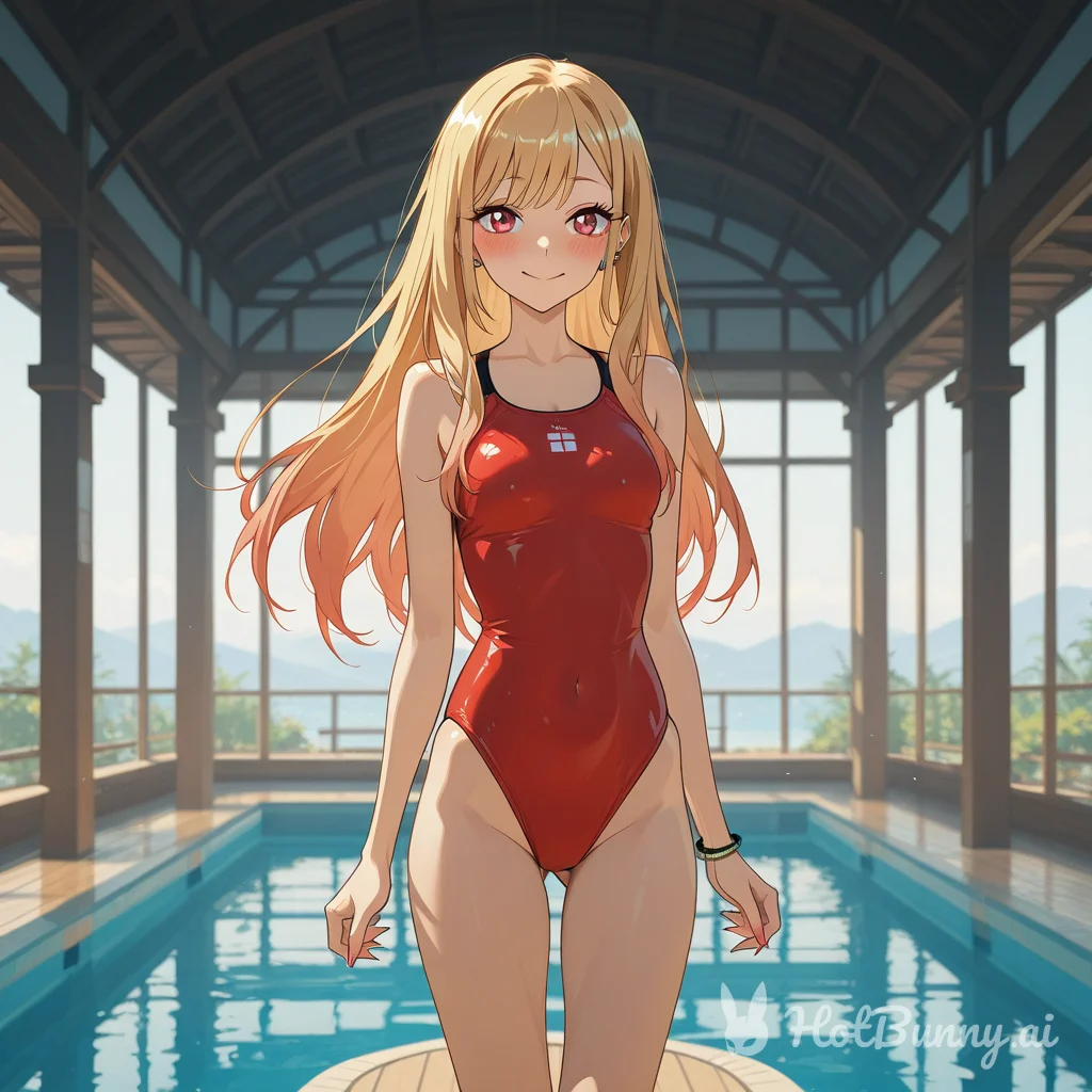 Swimsuit Blonde Ai Hentai
