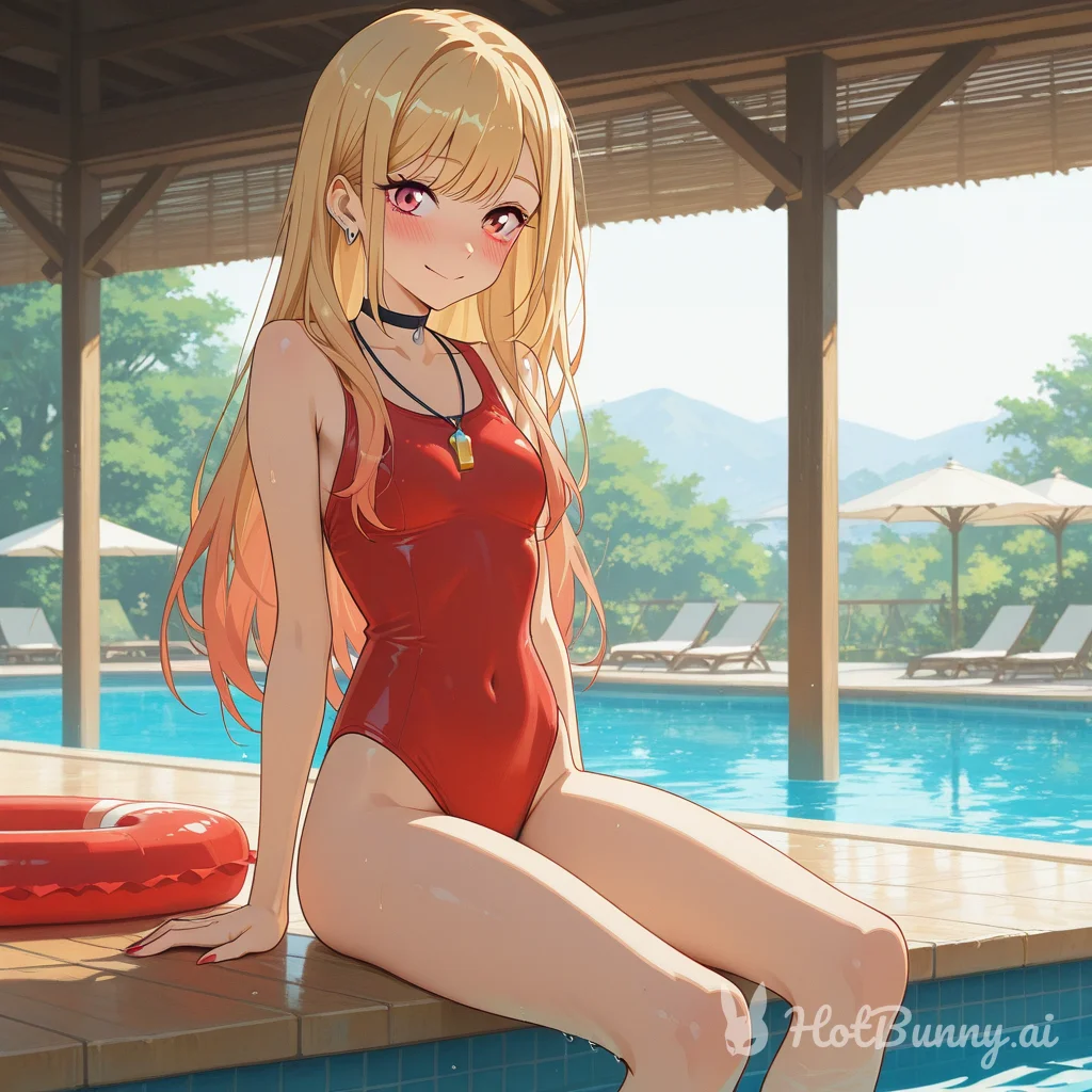 Swimsuit Blonde Ai Hentai