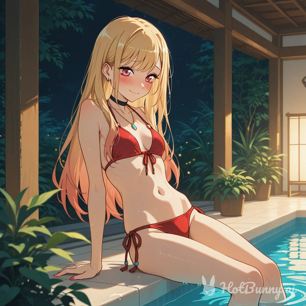 Swimsuit Blonde Ai Hentai