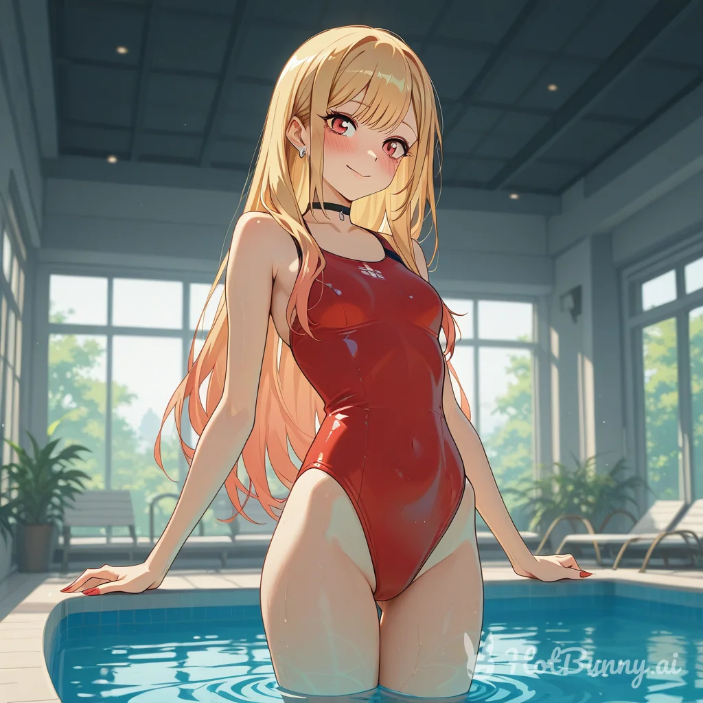 Swimsuit Blonde Ai Hentai