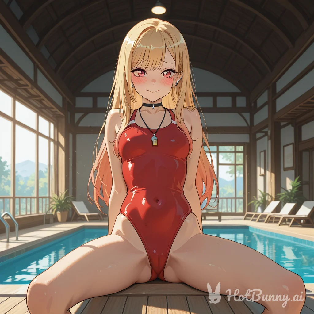Swimsuit Blonde Ai Hentai