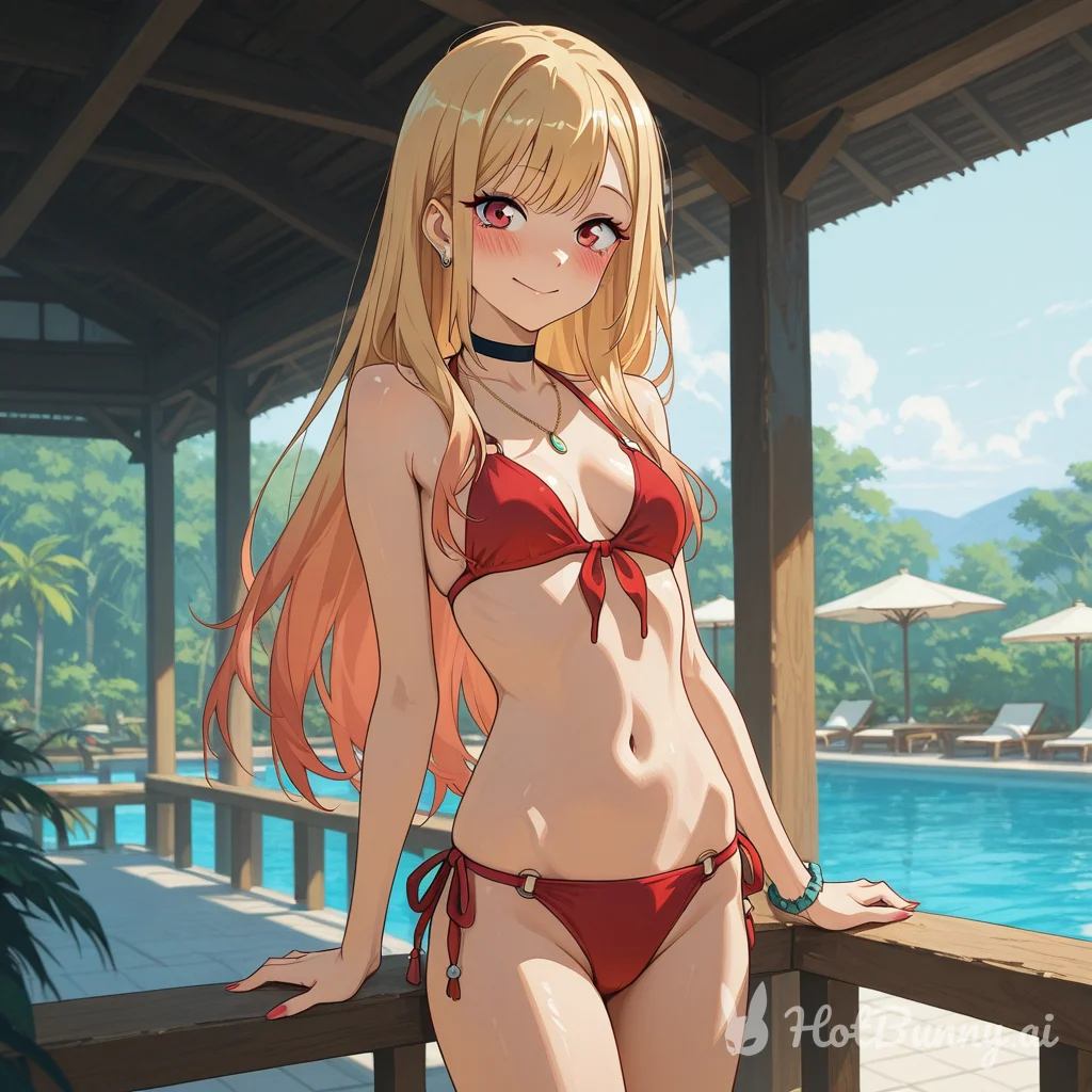Swimsuit Blonde Ai Hentai