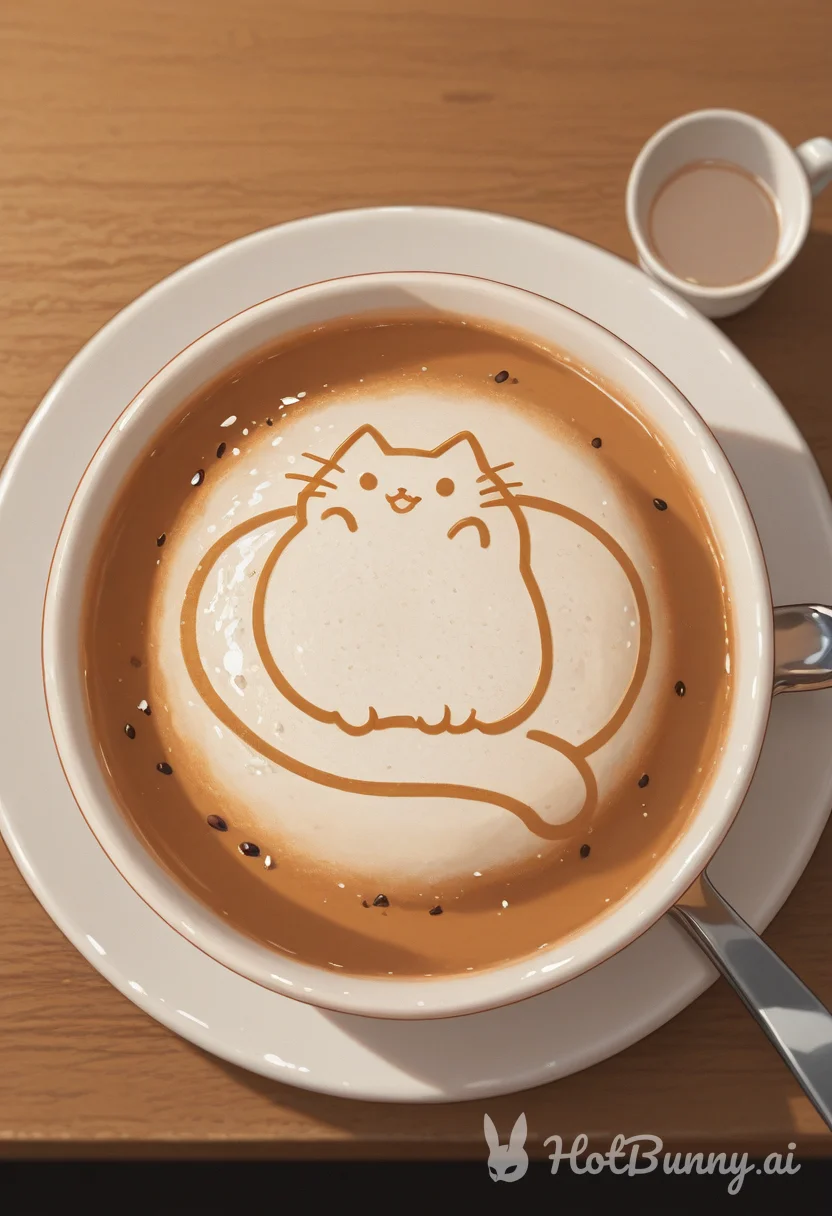 Kittie cream art