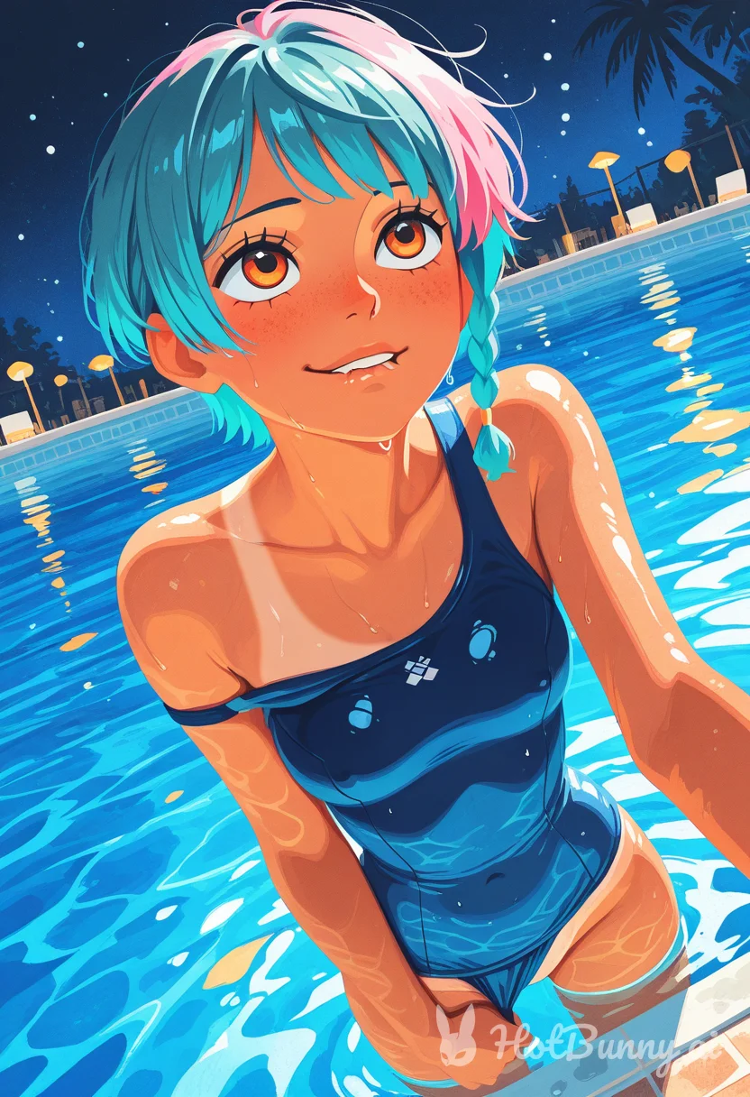 Ebony Swimsuit Ai Hentai