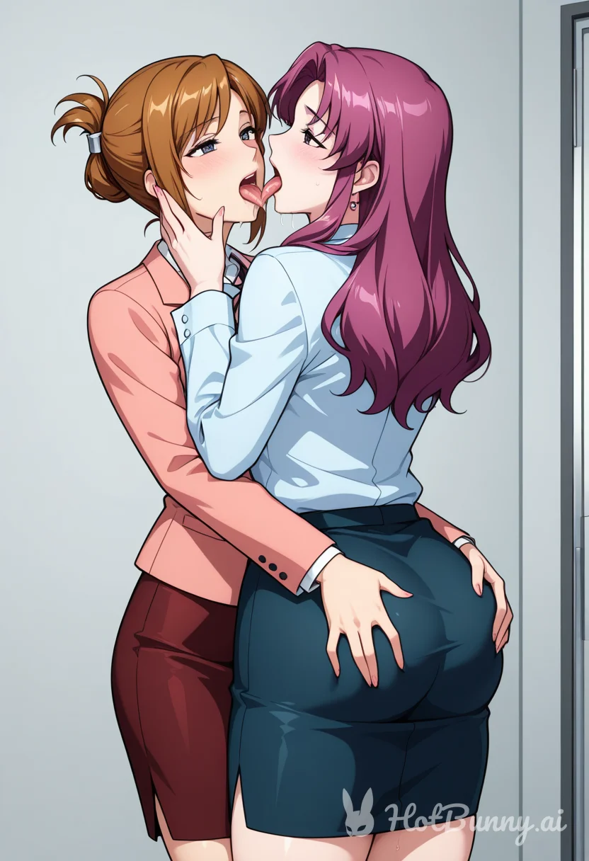 Lesbian Office Ai Hentai