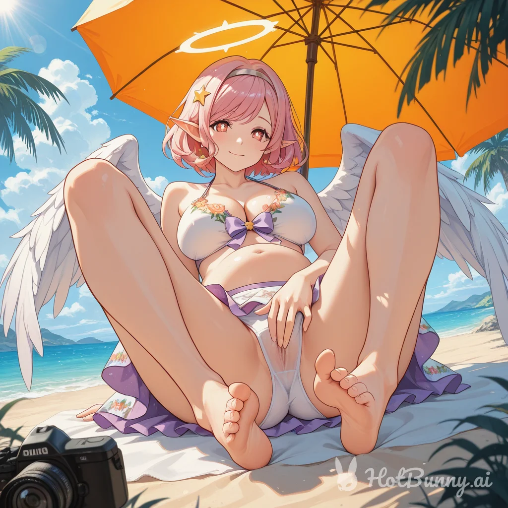 Elf Masturbation Swimsuit Ai Hentai