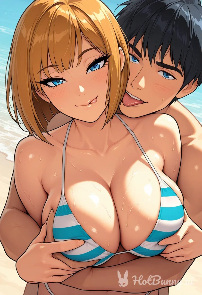 Swimsuit Blonde Ai Hentai