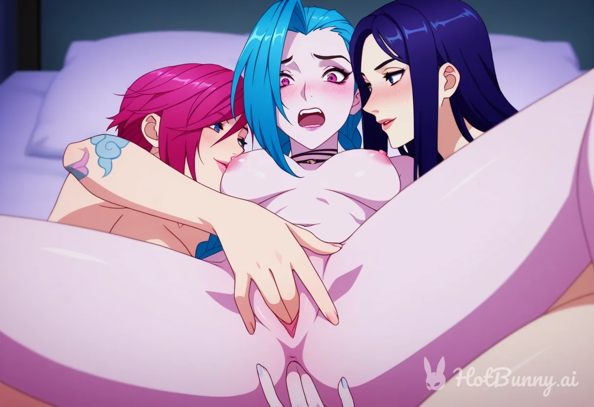 Jinx Caitlyn and Vi