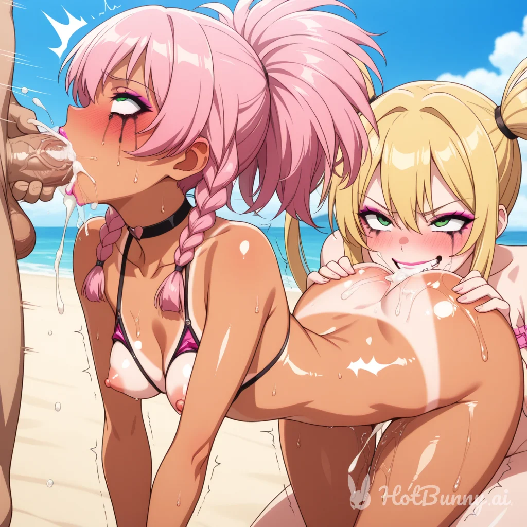 Deepthroat Creampie Ebony Ai Hentai