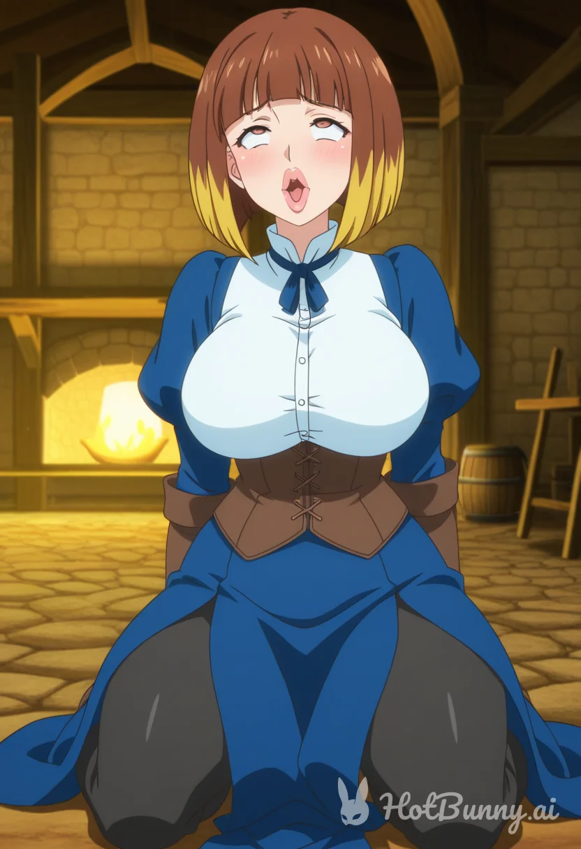 Ahegao Blonde Ai Hentai