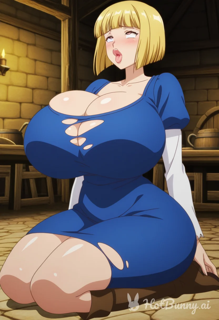 Ahegao Huge Tits Blonde Ai Hentai
