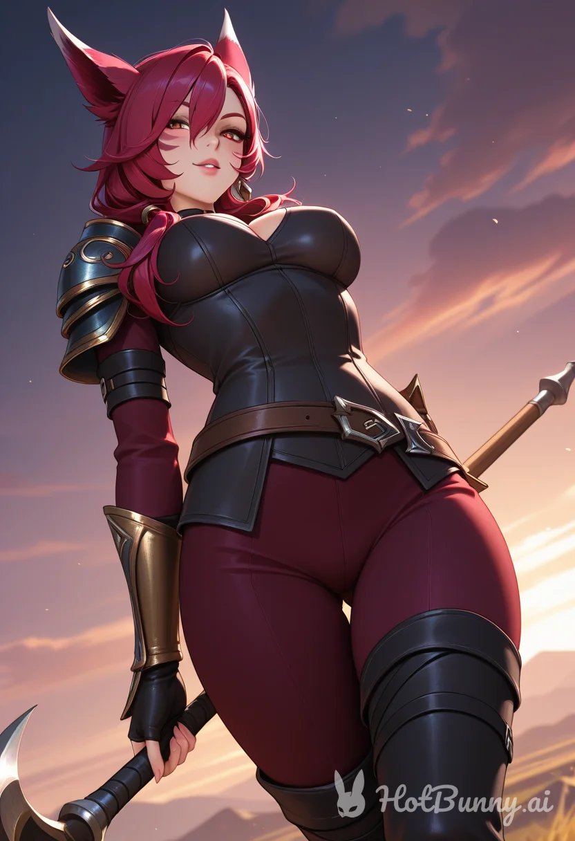 Warrior Of Light from Final Fantasy Cat Girl Ai Hentai