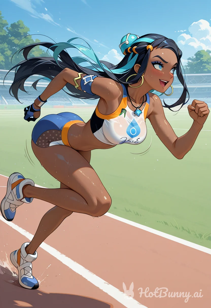 Nessa from Pokemon Ai Hentai