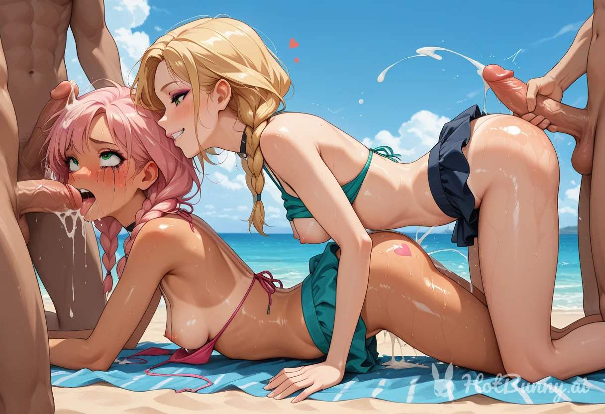 Ahegao Creampie Swimsuit Ai Hentai