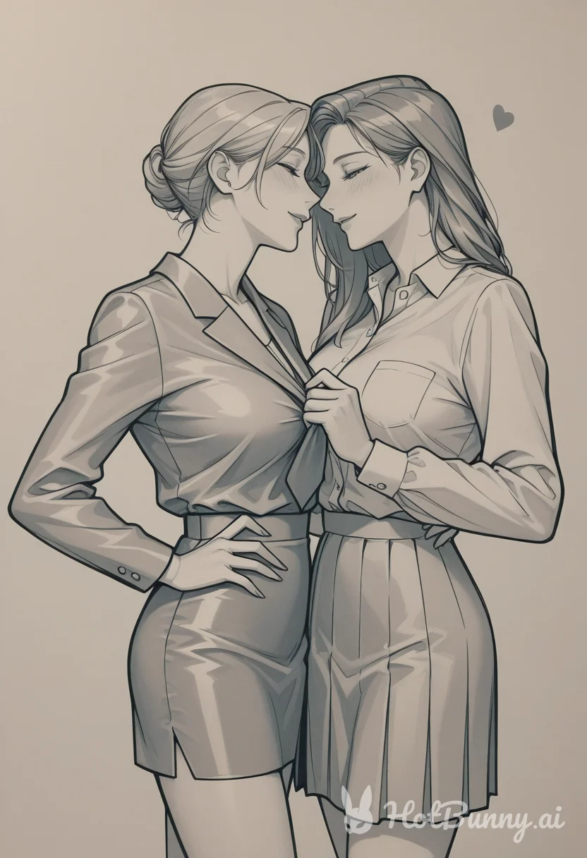 Lesbian Office Ai Hentai