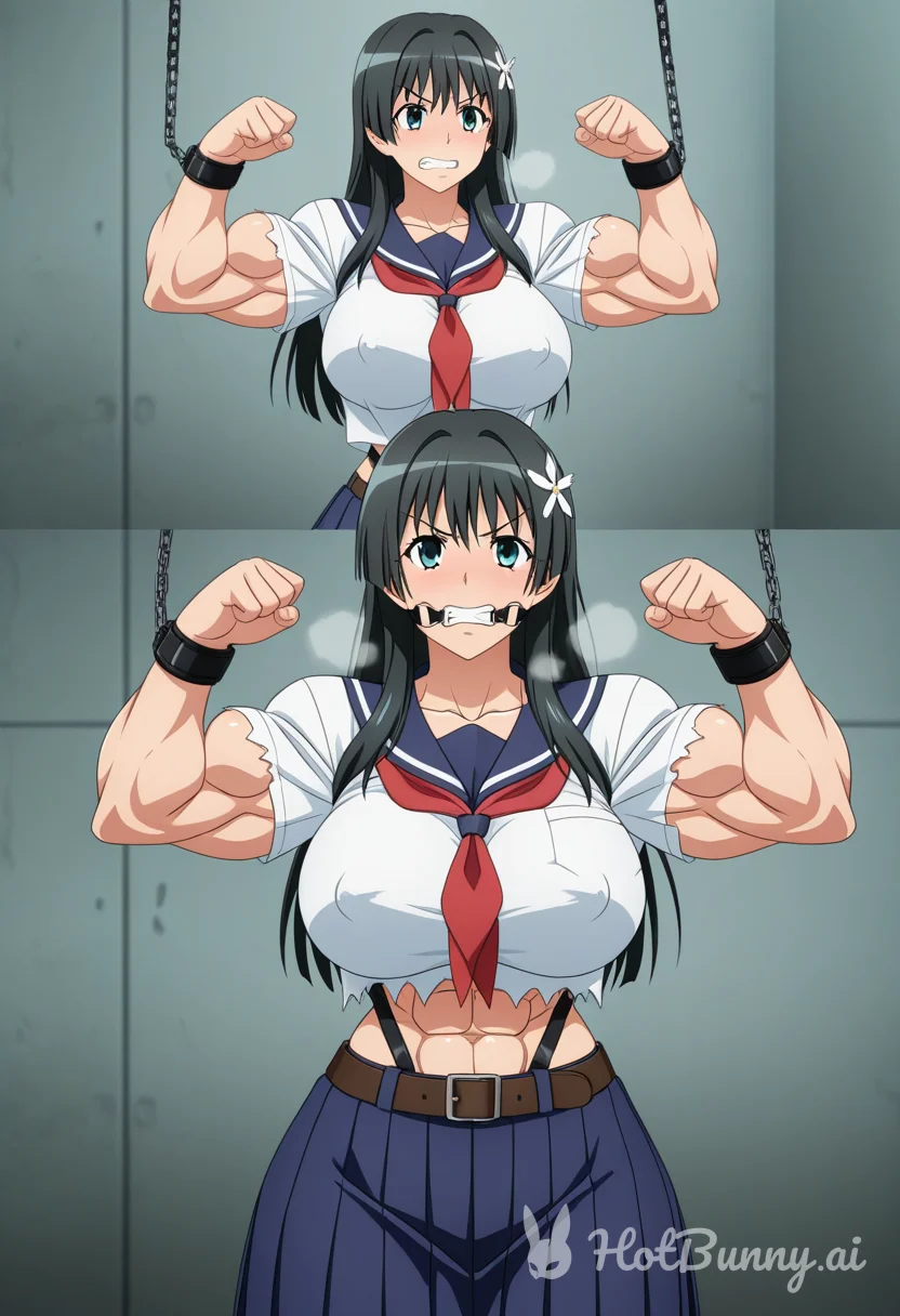 Bondage Schoolgirl Muscle Girl Ai Hentai