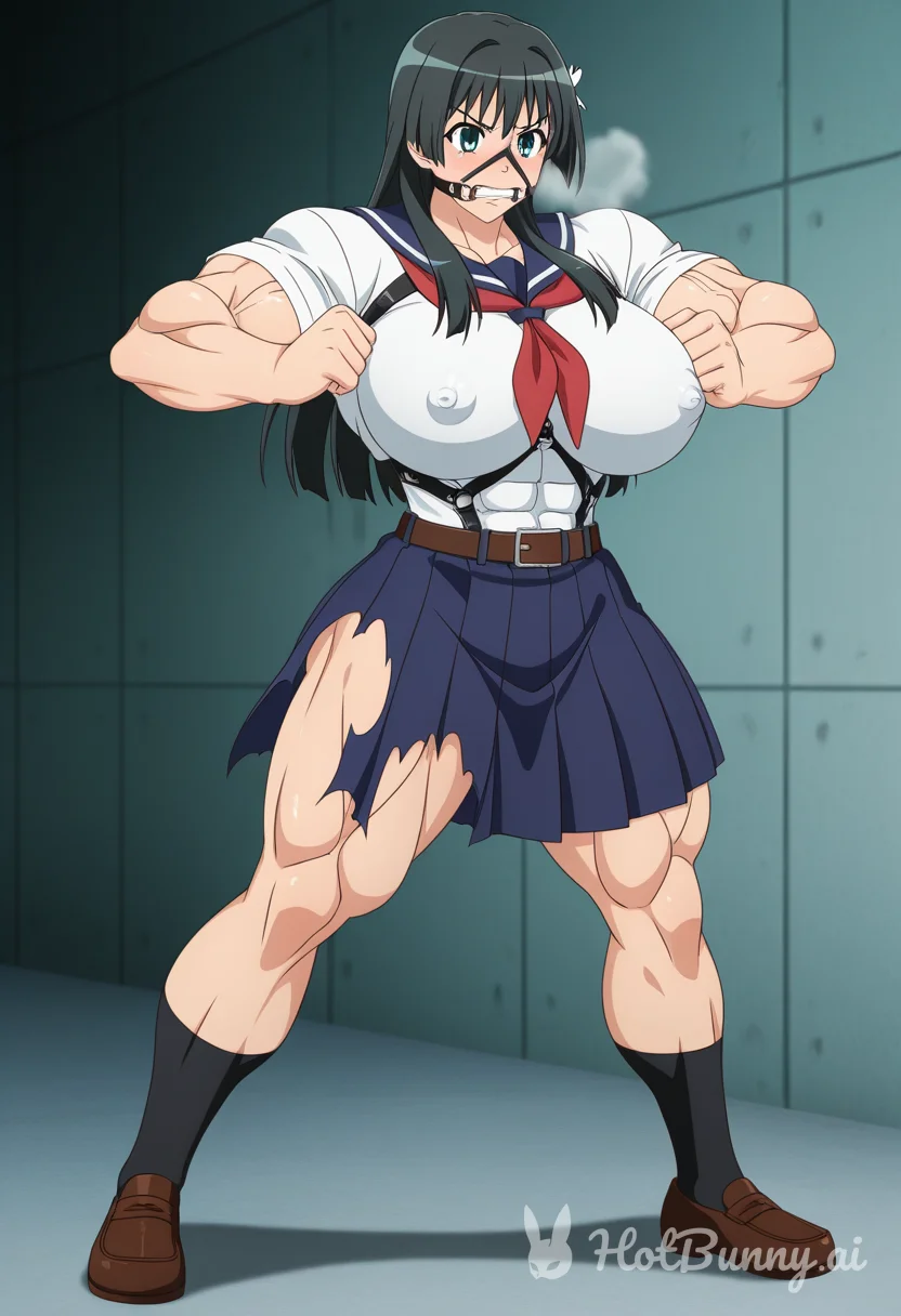 Schoolgirl Muscle Girl Ai Hentai
