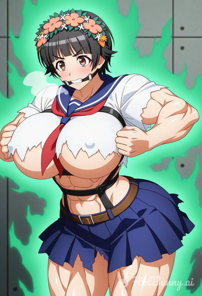 Schoolgirl Muscle Girl Ai Hentai
