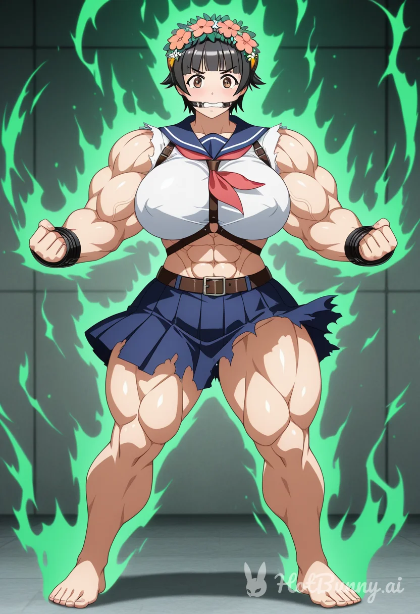 Schoolgirl Muscle Girl Ai Hentai