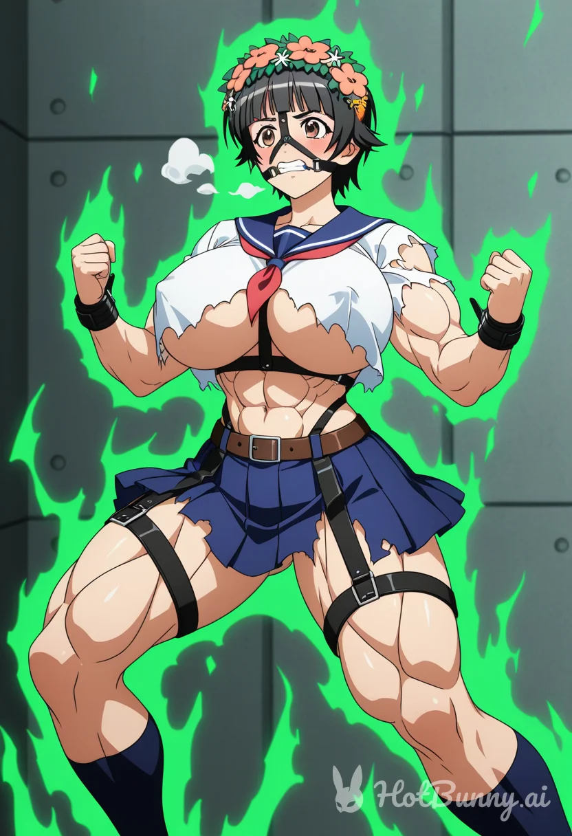 Schoolgirl Muscle Girl Ai Hentai