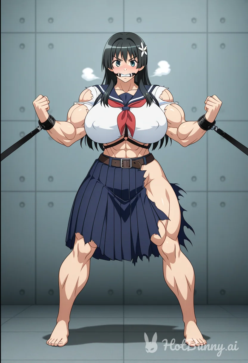 Bondage Schoolgirl Muscle Girl Ai Hentai
