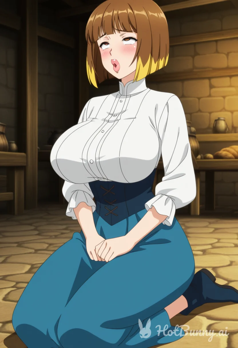 Ahegao Huge Tits Blonde Ai Hentai