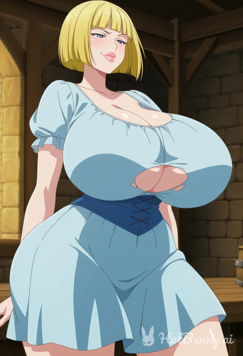 Huge Tits Blonde Ai Hentai