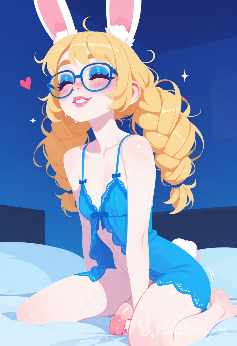 Bunny Girl Masturbation Blonde Ai Hentai