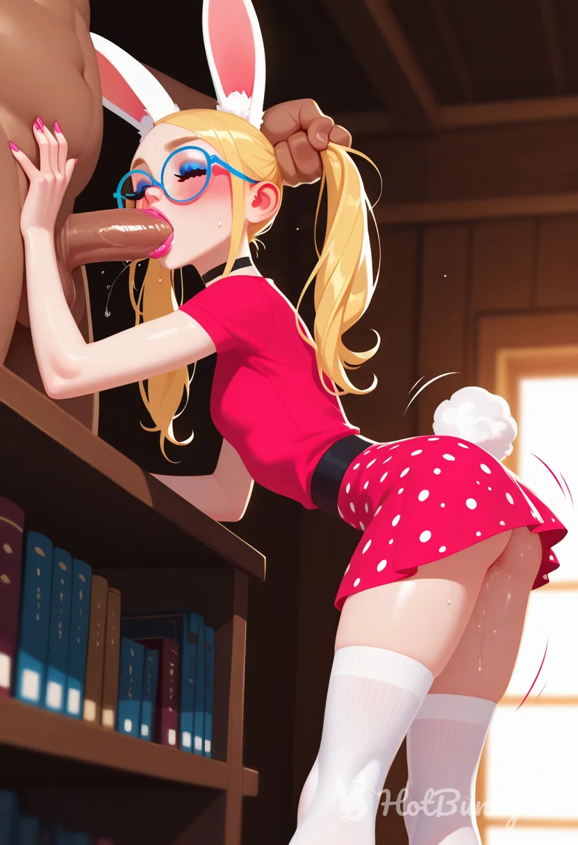 Bunny Girl Blowjob Blonde Ai Hentai