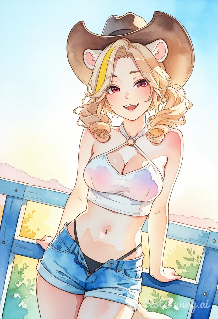 Swimsuit Blonde Ai Hentai