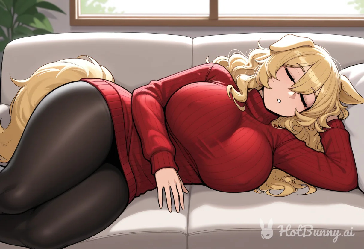 Dog Girl Sleeping Blonde Ai Hentai