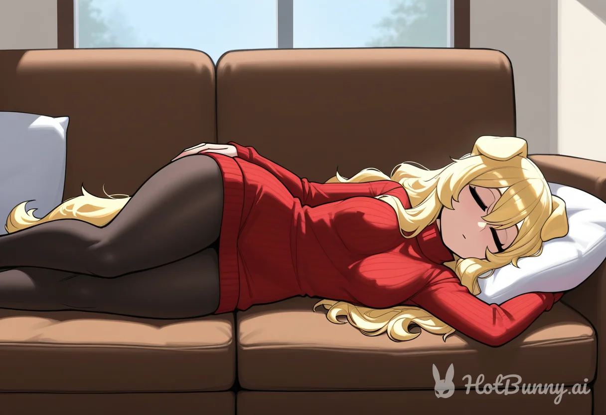 Dog Girl Sleeping Blonde Ai Hentai