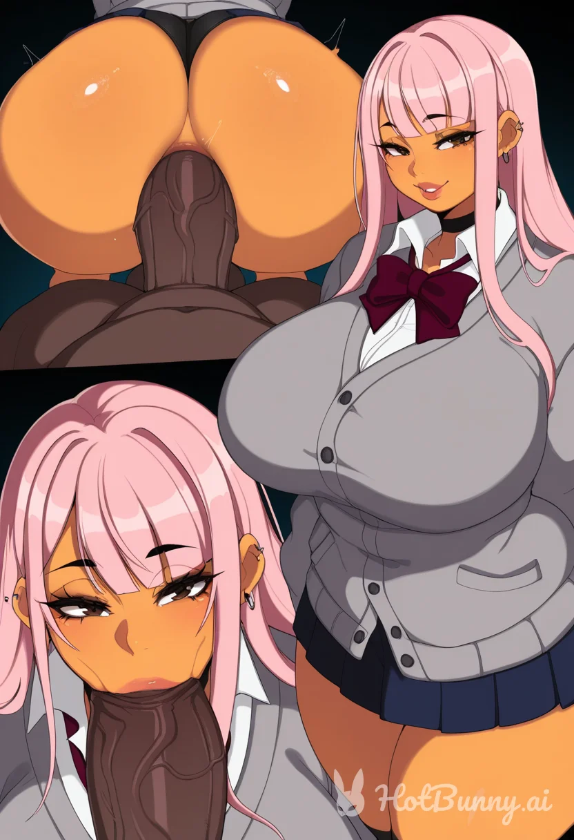 Blowjob Ebony Big Dick Ai Hentai