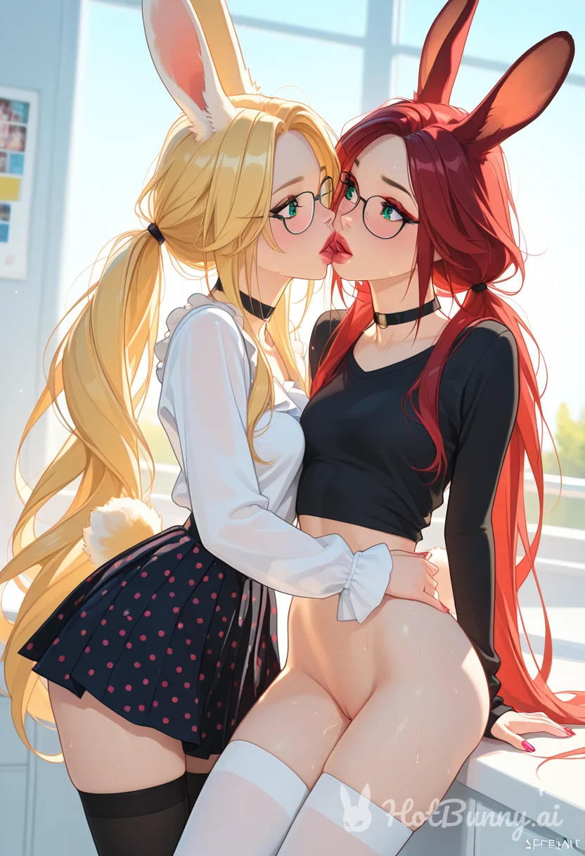 Bunny Girl Lesbian Blonde Ai Hentai