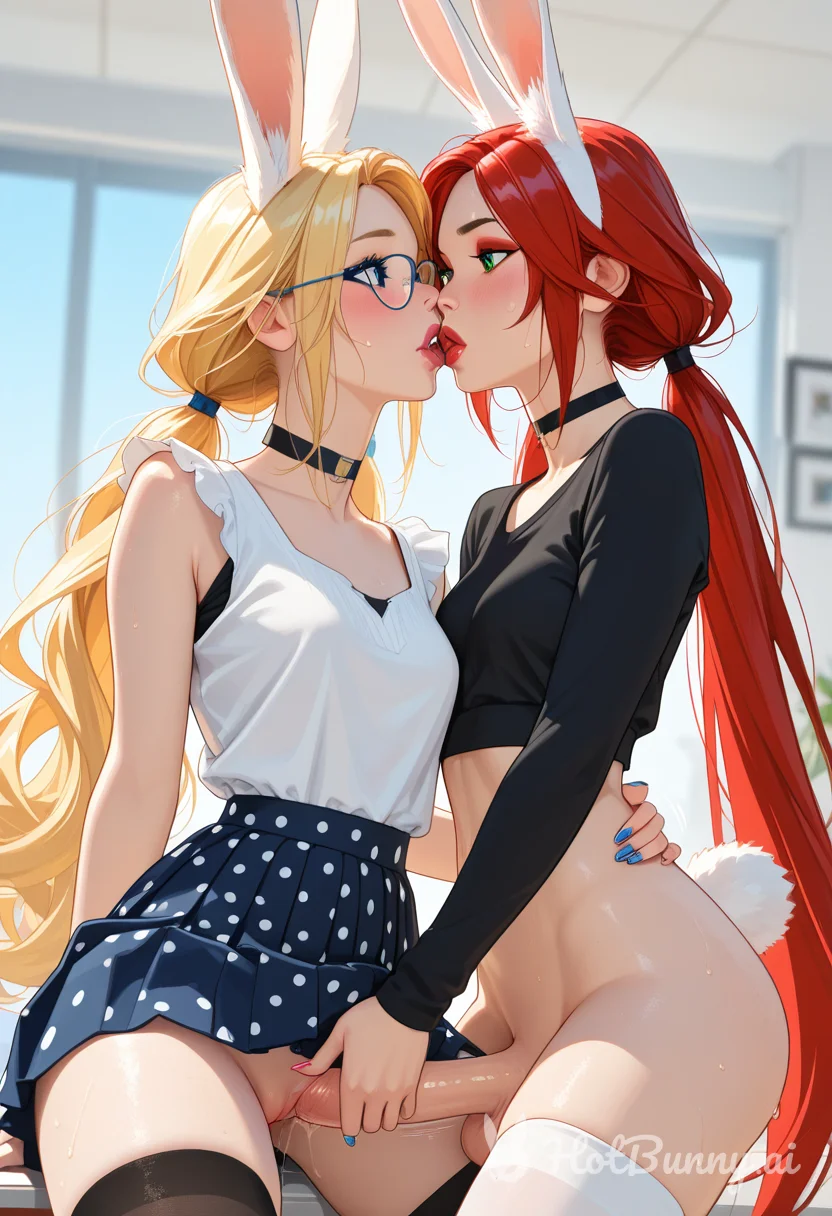 Futanari Lesbian Blonde Ai Hentai