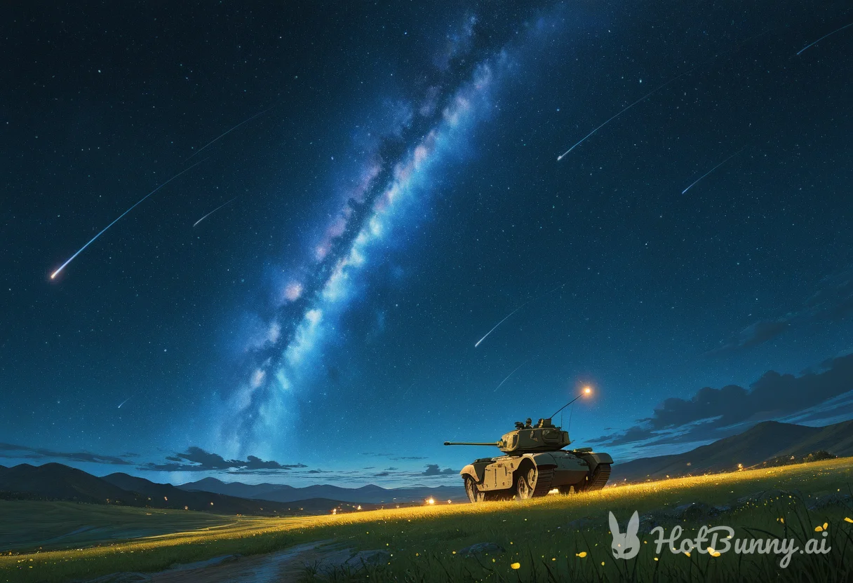 A lonely tank