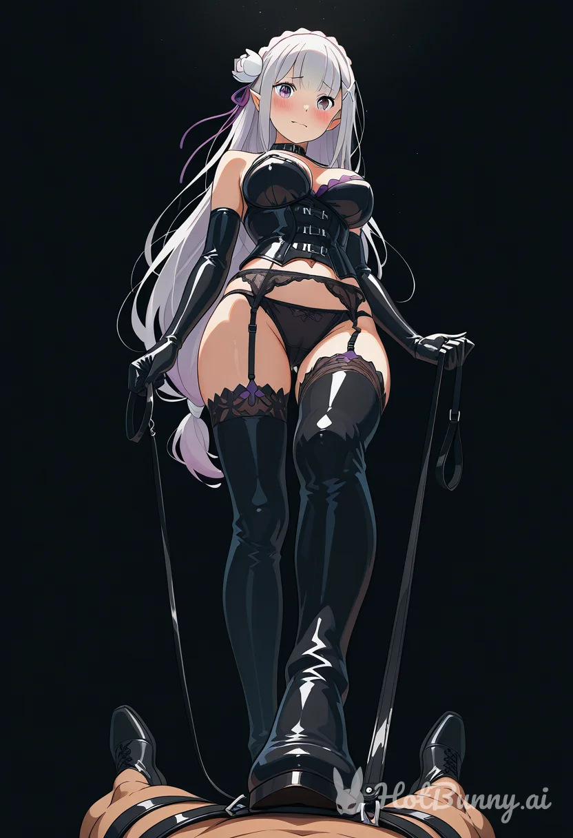Emilia can’t watch her step