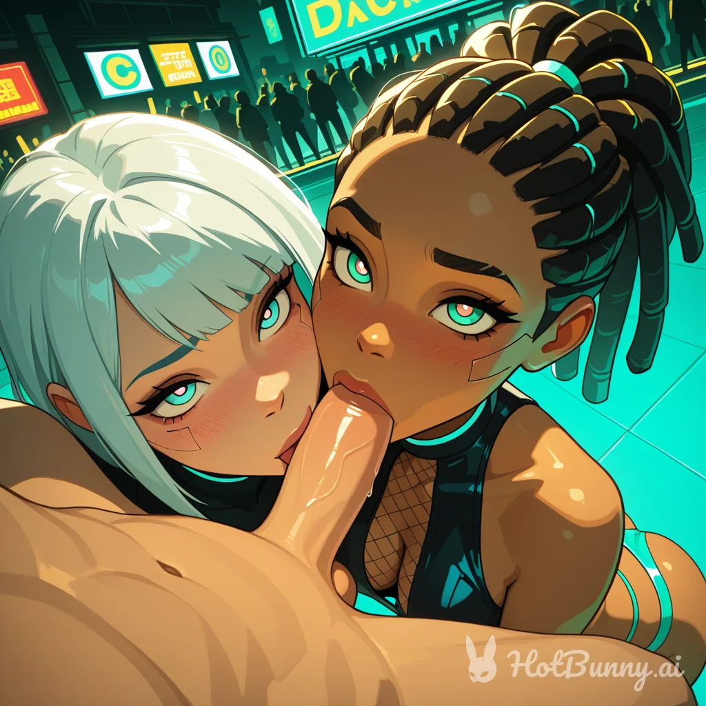Blowjob Ebony Cyberpunk Ai Hentai