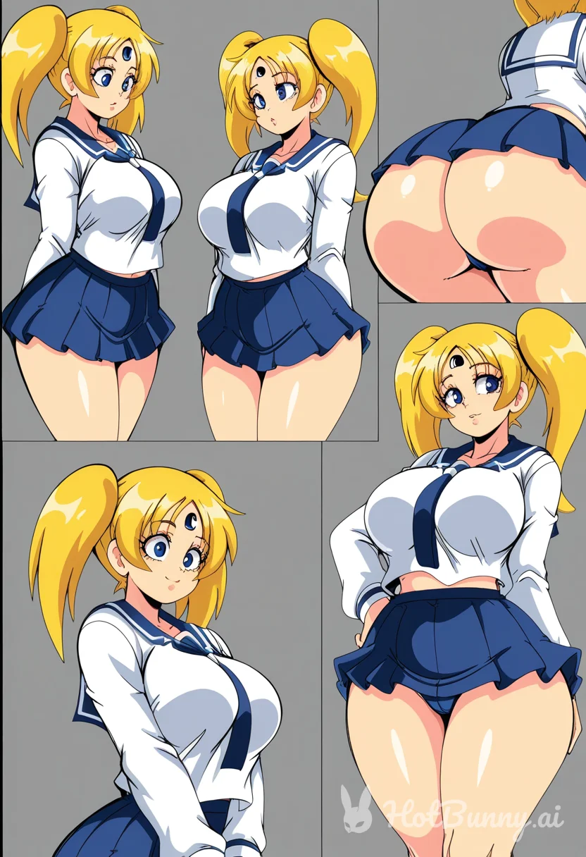 Schoolgirl Big Ass Blonde Ai Hentai