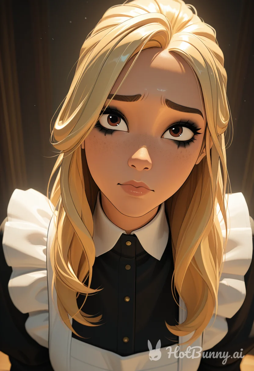 Maid Blonde Ai Hentai