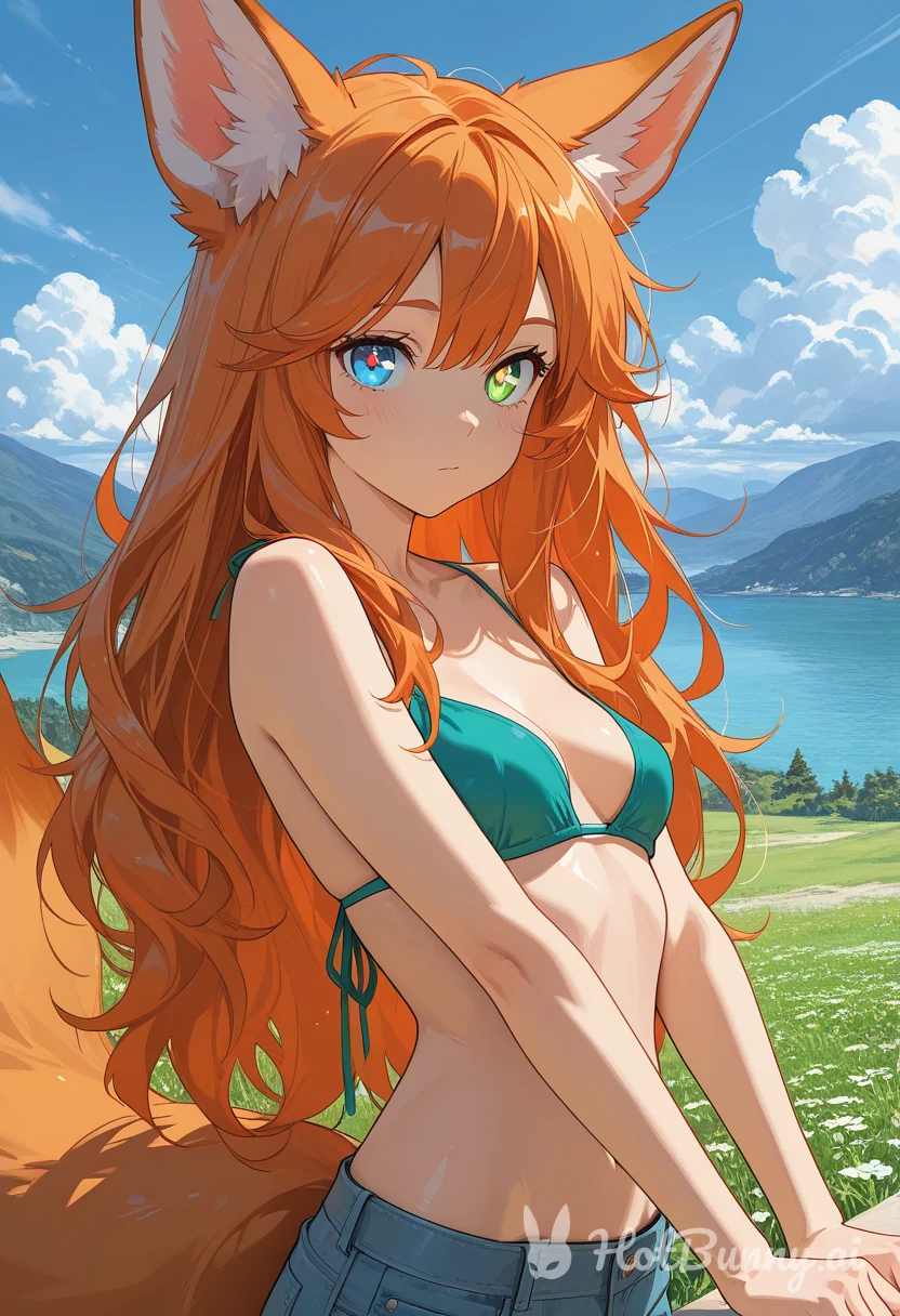 Fox Girl Swimsuit Ai Hentai
