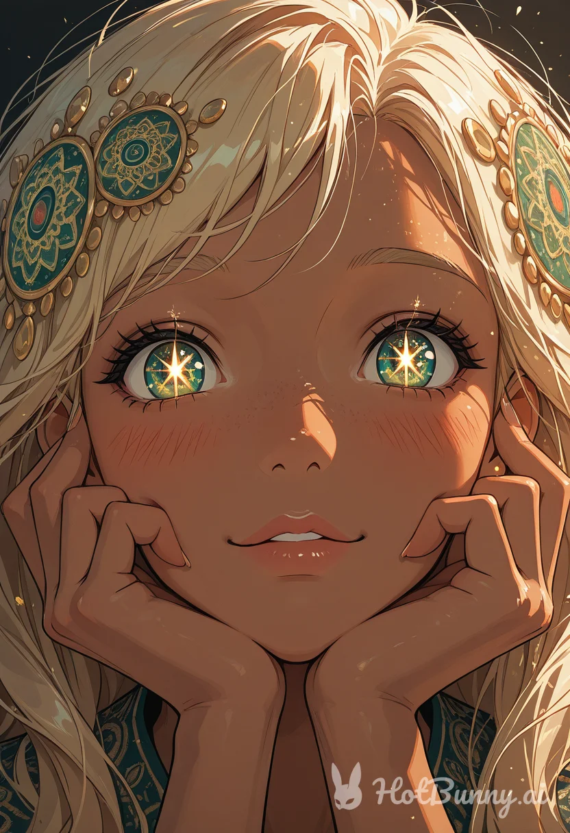 Ebony Blonde Ai Hentai