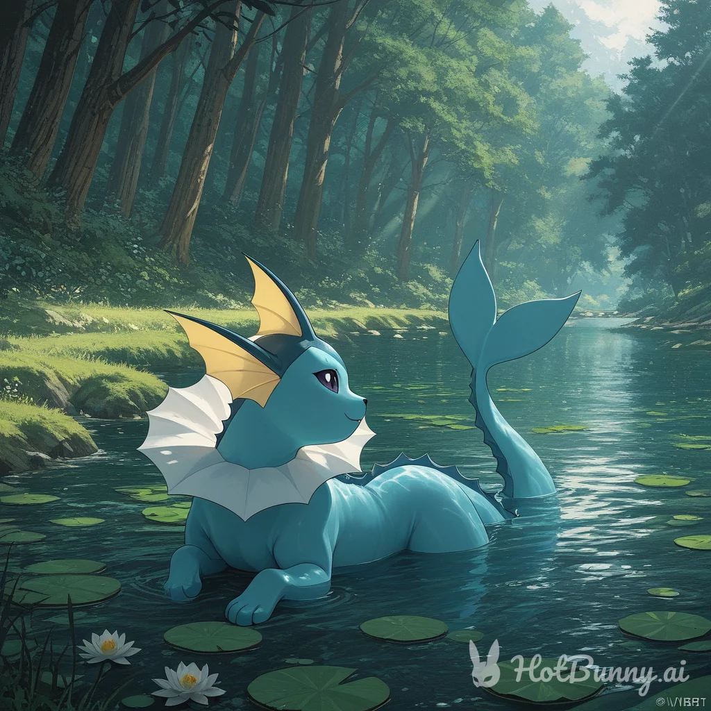 Vaporeon from Pokemon Ai Hentai