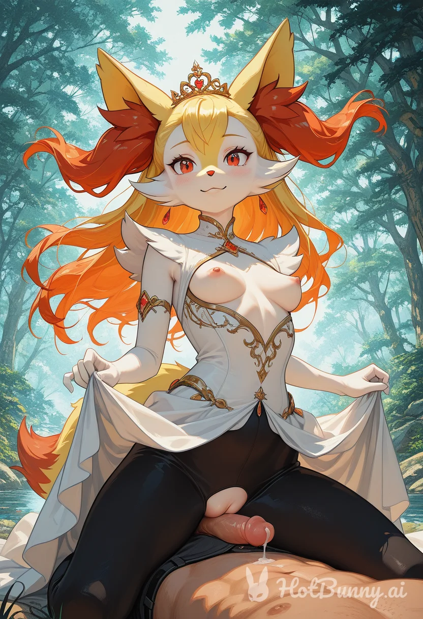 Braixen from Pokemon Furry Pokephilia Ai Hentai